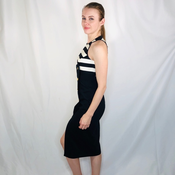 Vintage Linda Segal Sailor Chic Designer Dress 868 - Picture 5 of 8